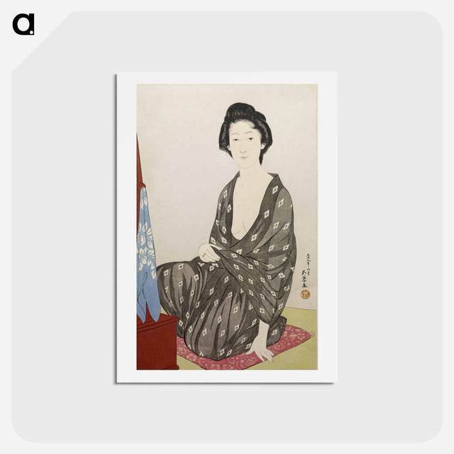アートポストカード-Woman in a Summer Kimono
 - 橋口 五葉 Postcard.