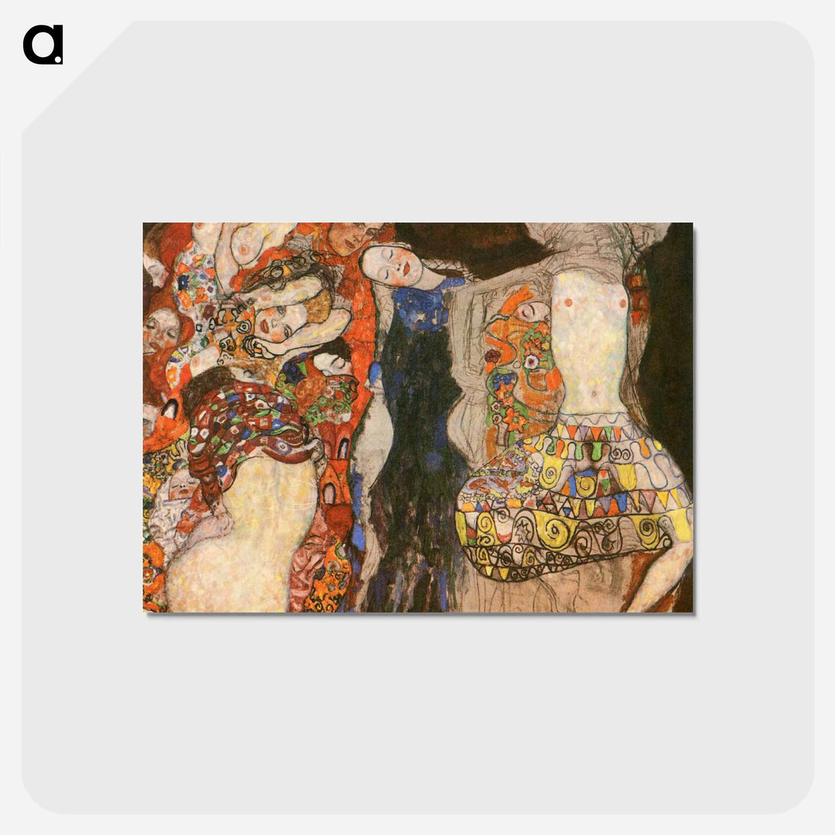 アートポストカード-The Bride - グスタフ クリムト Postcard.