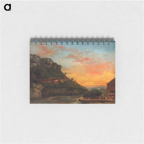 アートメモ帳-Valley of the Loue - ギュスターヴ クールベ Memo.