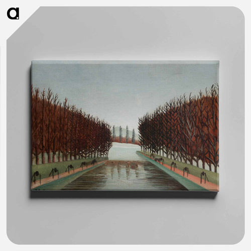 Le canal - Henri Rousseau Canvas.