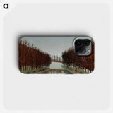 Le canal - Henri Rousseau Phone Case.