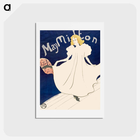 アートポストカード-May Milton - アンリ ド トゥールーズ ロートレック Postcard.