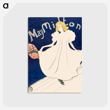 アートポストカード-May Milton - アンリ ド トゥールーズ ロートレック Postcard.