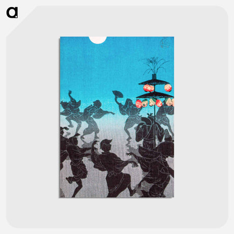 アートポストカード-Dance for Obon Festival - 高橋 宏明 Postcard.