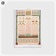 アートポストカード-Egyptian Crowns, Borders & Bases
 - エジプト美術史 Postcard.