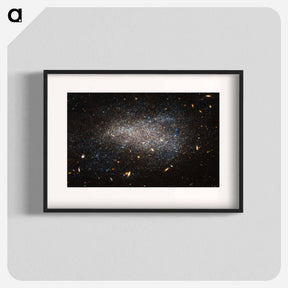 アートポスター-Hubble Nets a Subtle Swarm
 - ハッブル画像 Poster.