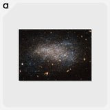 アートポストカード-Hubble Nets a Subtle Swarm
 - ハッブル画像 Postcard.