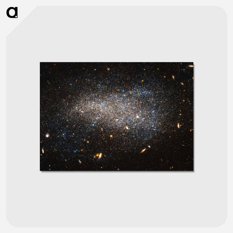 アートポストカード-Hubble Nets a Subtle Swarm
 - ハッブル画像 Postcard.