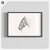 Head of a horse - Jean Bernard Poster.