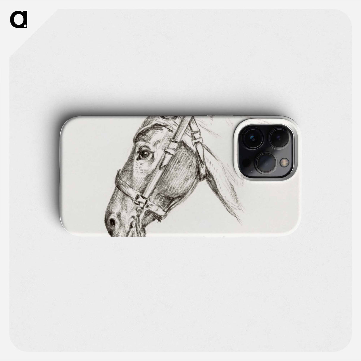 Head of a horse - Jean Bernard Phone Case.