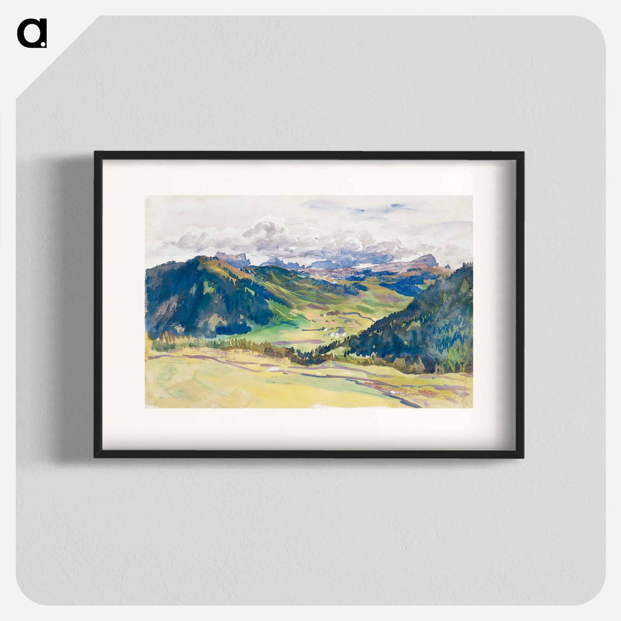 Open Valley, Dolomites - John Singer Sargent Poster.