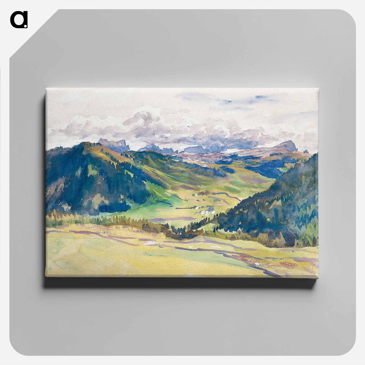 Open Valley, Dolomites - ジョン シンガー サージェント Canvas.