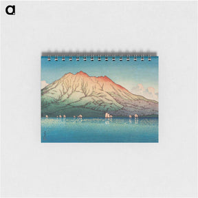 アートメモ帳-Sakurajima, Kagoshima, from the series Selected Views of Japan (Nihon fūkei senshū), woodblock print - 川瀬 巴水 Memo.