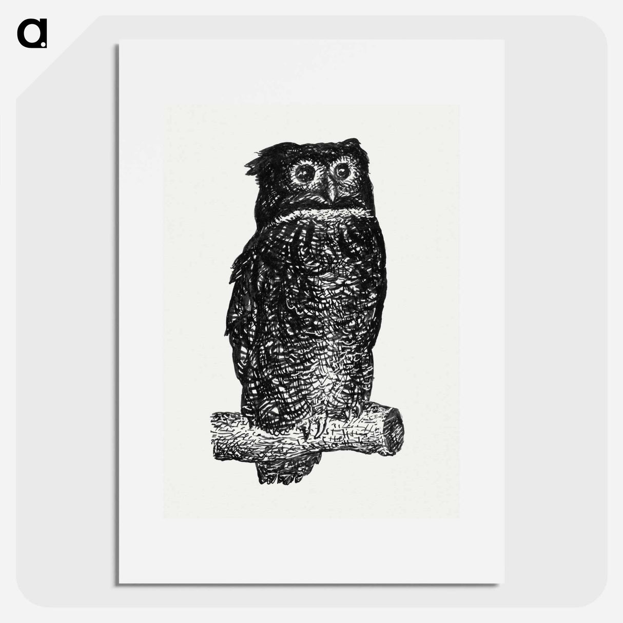 Owl - Leo Gerstel Poster.