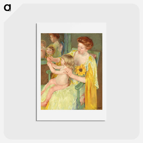 アートポストカード-Mother and Child - メアリー カサット Postcard.