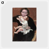 アートポストカード-Mother and Child - モーリス ドニ Postcard.