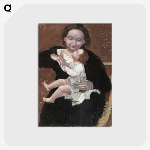 Mother and Child - モーリス ドニ Postcard.