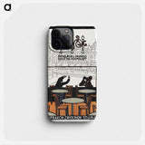 Conversation between Mutes - Moritz Jung Phone Case.