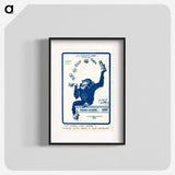 アートポスター-Animals of "Gibbs" (Monkey Series): Does This Animal Amuse You?
 - 国立医学図書館 Poster.