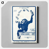 アートパネル-Animals of "Gibbs" (Monkey Series): Does This Animal Amuse You?
 - 国立医学図書館 Canvas.