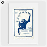 アートポスター-Animals of "Gibbs" (Monkey Series): Does This Animal Amuse You?
 - 国立医学図書館 Poster.