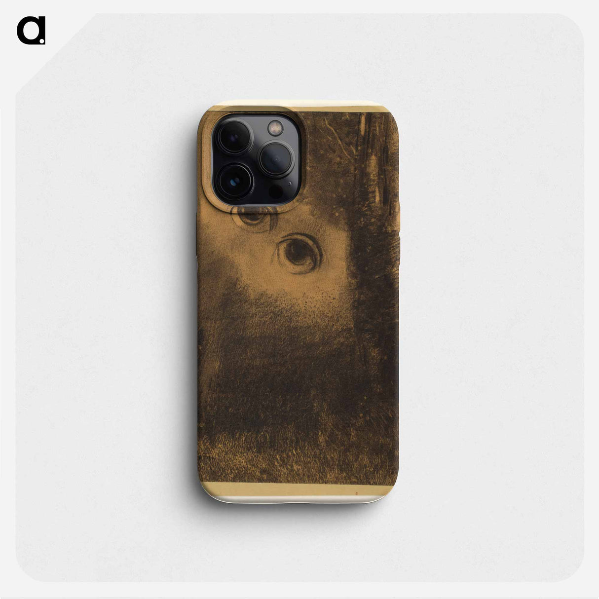 Odilon Redon's Eyes in the Forest - Odilon Redon Phone Case.