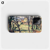 Trees and Houses Near the Jas de Bouffan - ポール セザンヌ Phone Case.