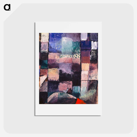 アートポストカード-About a motif from Hammamet
 - パウル クレー Postcard.