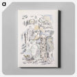 アートパネル-Design for Urne Buriall–Ghosts - ポール ナッシュ Canvas.