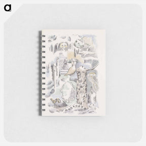 アートメモ帳-Design for Urne Buriall–Ghosts - ポール ナッシュ Memo.
