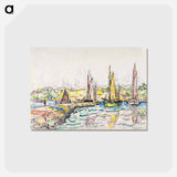 Concarneau - ポール シニャック Postcard.