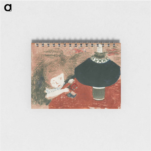 アートメモ帳-Child with Lamp
 - ピエール ボナール Memo.