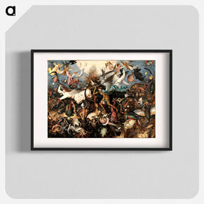 アートポスター-The Fall of the Rebel Angels - ピーター ブリューゲル Poster.