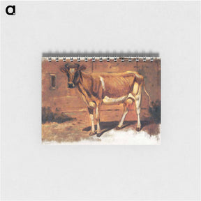 アートメモ帳-Study of a Standing Cow, Farmington - サミュエル コールマン Memo.