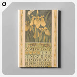 Calendar with love - Theo van Hoytema Canvas.