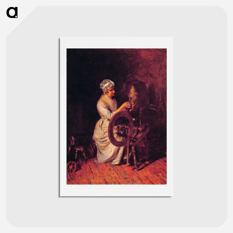 アートポストカード-In Grandmothers Time - トーマス エイキンズ Postcard.