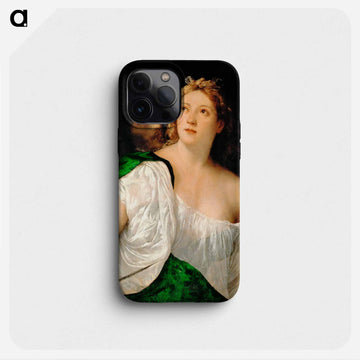 Suicide of Lucretia - ティツィアーノ ヴェチェッリオ Phone Case.