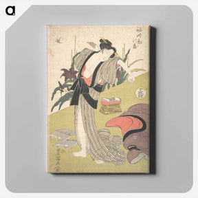 アートパネル-The First Visit of the Cuckoo
 - 歌川 豊国 Canvas.