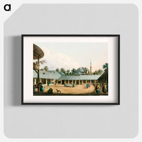 アートポスター-Caravansary at Borgas - オスマン帝国領内の景色 Poster.