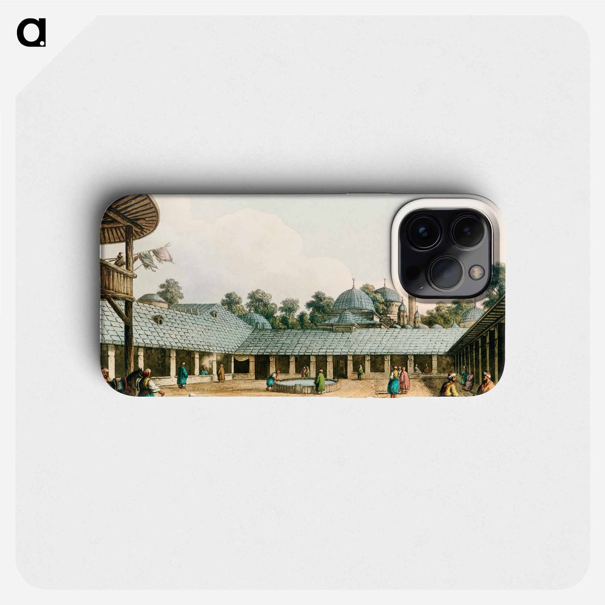 Caravansary at Borgas - オスマン帝国領内の景色 Phone Case.