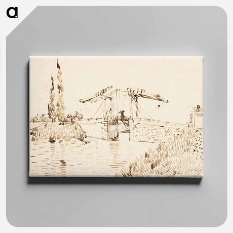 アートパネル-The Langlois Bridge - フィンセント ファン ゴッホ Canvas.