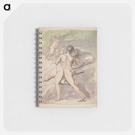 アートメモ帳-Nude Couple Embracing - ウィリアム ブレイク Memo.
