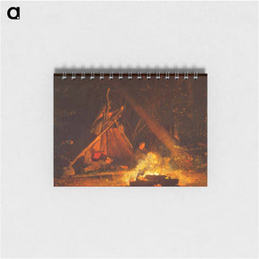 アートメモ帳-Camp Fire - ウィンスロー ホーマー Memo.