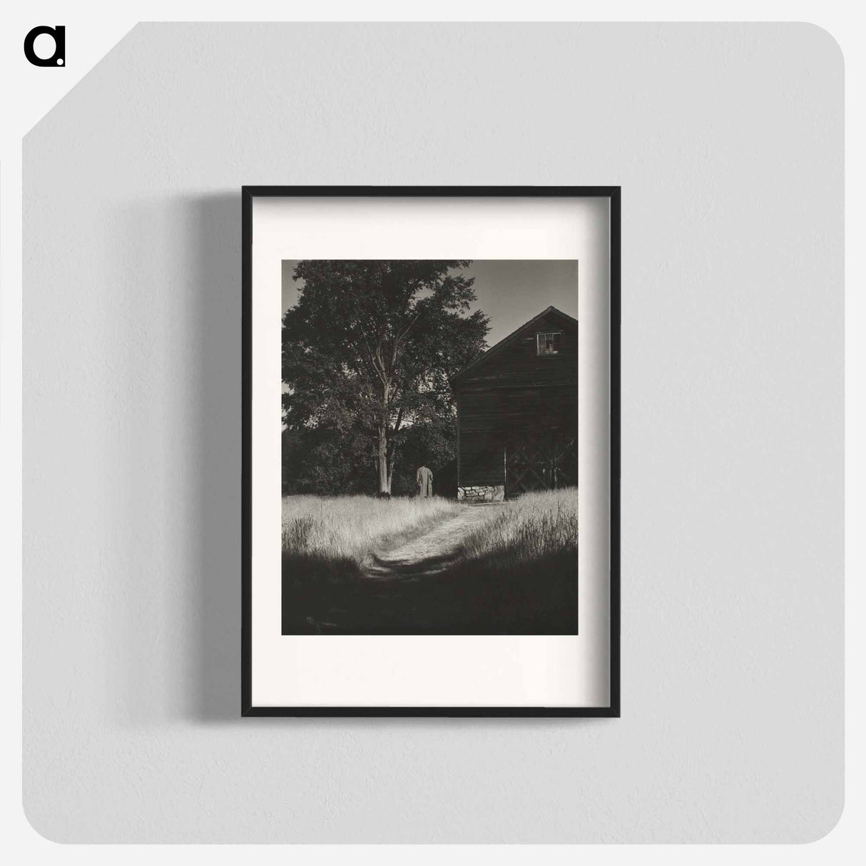 Barn, Lake George - アルフレッド スティーグリッツ Poster.