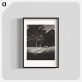 Barn, Lake George - アルフレッド スティーグリッツ Poster.