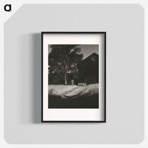アートポスター-Barn, Lake George - アルフレッド スティーグリッツ Poster.