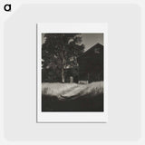 アートポストカード-Barn, Lake George - アルフレッド スティーグリッツ Postcard.