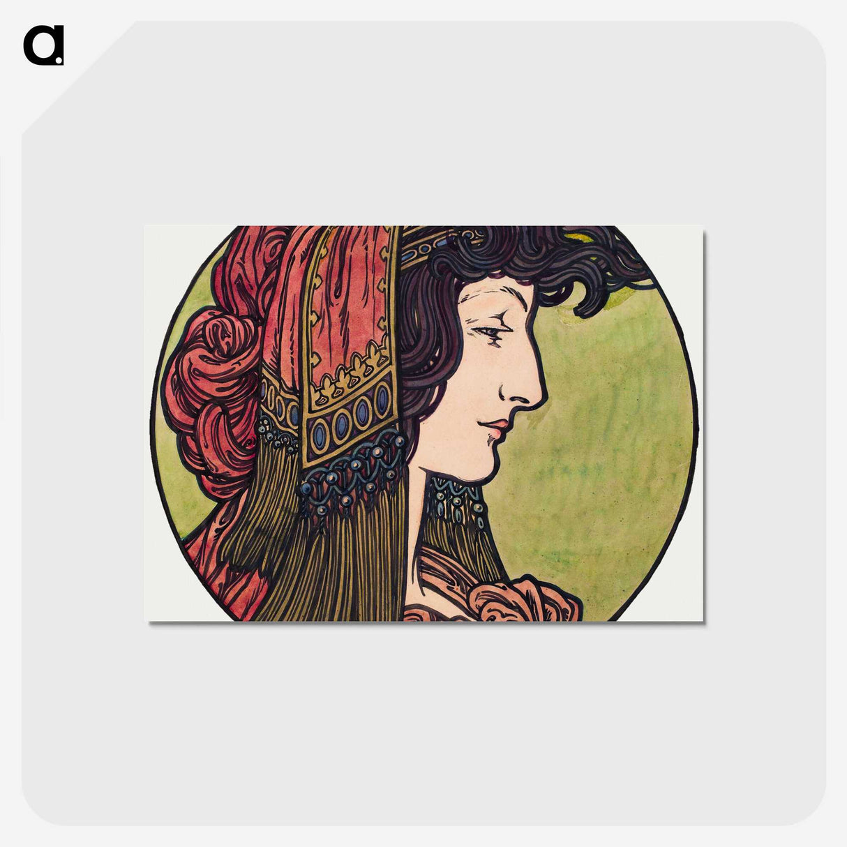1-42_Alphonse-Mucha_postcard