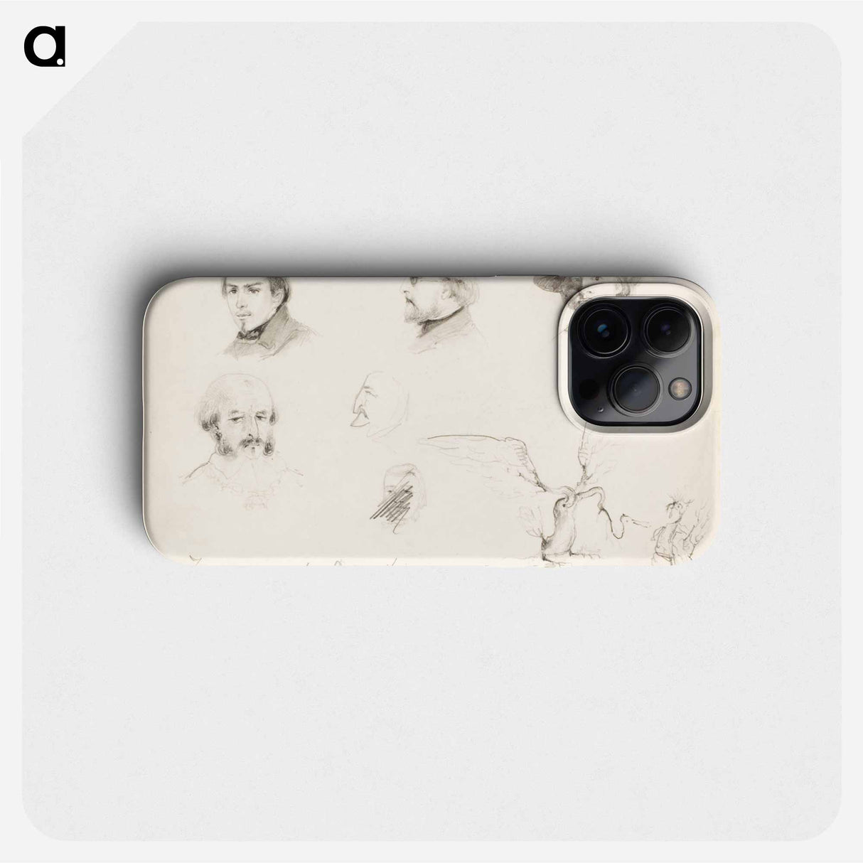 Tovereita düsseldorfista ja kaksi karrikoitua lintua - アンダース エクマン Phone Case.