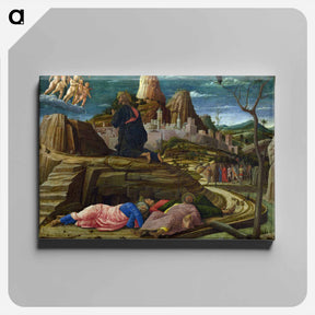 アートパネル-The Agony in the Garden - アンドレア マンテーニャ Canvas.